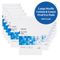 McKesson 16-4282 Medi-Pak Large Eye Pad-600/Case