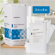 McKesson 16-4290-McKesson Non-Adherent Dressing, 3 x 8 inch, Non-Adherent Dressings (CS)