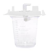 McKesson 16-43203-01-Suction Canister McKesson 1200 mL Pour Lid, Suction Canisters & Liners (CS)