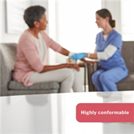 McKesson 16-4673-McKesson Acrylic Adhesive with Border Foam Dressing, 7 x 7 Inch, Foams (CS)