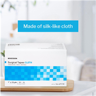 McKesson 16-47110-McKesson Silk-Like Cloth Medical Tape, 1 Inch x 10 Yard, White, Silk Tapes (BX)