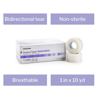 McKesson 16-47210 Medi-Pak Performance Plus Transparent Tape-12/Box