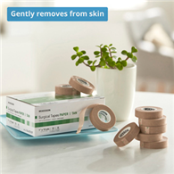 McKesson 16-47305T-McKesson Paper Medical Tape, 1/2 Inch x 10 Yard, Tan, Tapes & Fasteners (BX)