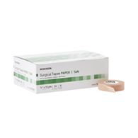 McKesson 16-47305T-McKesson Paper Medical Tape, 1/2 Inch x 10 Yard, Tan, Tapes & Fasteners (BX)