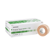 McKesson 16-47310T-McKesson Paper Medical Tape, 1 Inch x 10 Yard, Tan, Tapes & Fasteners (BX)