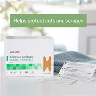 McKesson 16-4814 Medi-Pak Performance Fabric Adhesive Bandages-100/Box