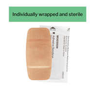 McKesson 16-4817 Tan Adhesive Strip, 2 x 4 in (CS/24)