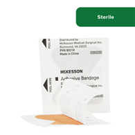 McKesson 16-4818-McKesson Fingertip Tan Adhesive Strip, Small, Adhesive Bandages (BX)