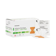 McKesson 16-4818-McKesson Fingertip Tan Adhesive Strip, Small, Adhesive Bandages (BX)