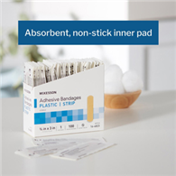McKesson 16-4823 Medi-Pak Performance Sheer Adhesive Bandages-2400/CS