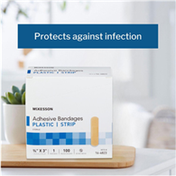 McKesson 16-4823 Medi-Pak Performance Sheer Adhesive Bandages-2400/CS