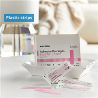 McKesson 16-4835 Pink Adhesive Strip, 3/4 x 3 in (CS/2400)