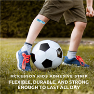 McKesson Kids 1055593 Adhesive Strip Bandage, Kid Design - Blue/Pink Camo (CS/2400)