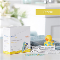 McKesson Kids 1110980 Adhesive Strip Bandage, Kid Design - Assorted Prints (CS/2400)