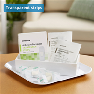 McKesson 16-4840 Sheer Adhesive Strip, 1 x 3 in (BX/10)