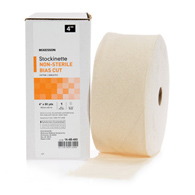 McKesson 16-4B-450-McKesson Bias Cut Stockinette, 4 Inch x 50 Yard, Retainer Dressings (RL)
