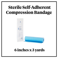 McKesson 16-50609 No Closure Esmark Compression Bandage, 6 in x 3 ydBandage (EA/1)