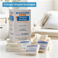 McKesson 16-5081-McKesson Triangular Bandage, 40 x 40 x 56 Inch, Triangular Bandages (CS)
