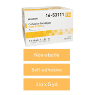 McKesson 16-53111 Self-Adherent Closure Cohesive Bandage, 1 in x 5 ydBandage (CS/30)