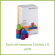 McKesson 16-53222 Self-Adherent Closure Cohesive Bandage, 2 in x 5 ydBandage (CS/36)