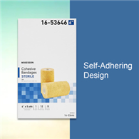 McKesson 16-53646 Self-Adherent Closure Cohesive Bandage, 6 in x 5 ydBandage (CS/12)