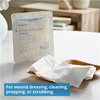 McKesson 16-602326 Sterile Nonwoven Sponge, 4 x 4 in (CS/96)