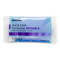 McKesson 16-6115-McKesson Cold & Hot Compress Pack, Reusable, 2-1/2 x 5 Inch, Hot / Cold (CS)