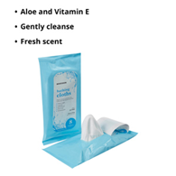 McKesson 16-7900-McKesson Scented Rinse-Free Bath Wipe, Soft Pack, Personal Wipes (CS)