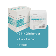 McKesson 16-89022 Island Adhesive Dressing-100/Case