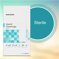 McKesson 16-89048 Island Adhesive Dressing-25/Box