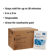 McKesson 16-9703 Instant Cold Pack, 6 x 9 in (CS/24)