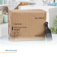 McKesson 16-C567-McKesson Mini Hair Pick, Brushes, Combs & Caps (BX) - McKesson Mini Hair Pick