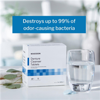 McKesson 16-DEN-1-McKesson Denture Cleaner, Dentures (CS) - McKesson Denture Cleaner