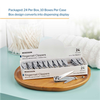 McKesson 16-FNC01J-McKesson Fingernail Clippers, Thumb Squeeze Lever, Nail Clippers (BX)