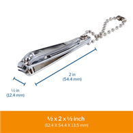 McKesson 16-FNC01J-McKesson Fingernail Clippers, Thumb Squeeze Lever, Nail Clippers (BX)