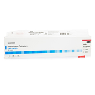McKesson 16-M1618-Urethral Catheter McKesson Straight Tip Uncoated PVC 18 Fr 16 in, Intermittent Catheters (BX/30)