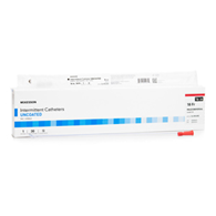 McKesson 16-M1618C-Urethral Catheter McKesson Coude Tip Uncoated PVC 18 Fr 16 in, Intermittent Catheters (BX/30)