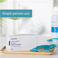 McKesson 16-RZ15 Triple Blade Disposable Razors (CS/500)