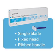 McKesson 16-RZ24 Medi-Pak Single Blade Disposable Razor-144/Case