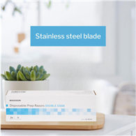 McKesson 16-RZ24 Medi-Pak Single Blade Disposable Razor-144/Case