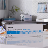 McKesson 16-RZ24 Medi-Pak Single Blade Disposable Razor-144/Case