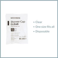 McKesson 16-SC1-McKesson Shower Cap, Brushes, Combs & Caps (CS) - McKesson Shower Cap