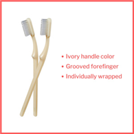 McKesson 16-TB39 Medi-Pak Ivory Medium Toothbrush-144/Box