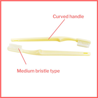 McKesson 16-TB39 Medi-Pak Ivory Medium Toothbrush-144/Box