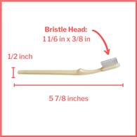 McKesson 16-TB39 Medi-Pak Ivory Medium Toothbrush-144/Box