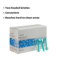 McKesson 16-TBDEN Medi-Pak Denture Brush-1440/Case