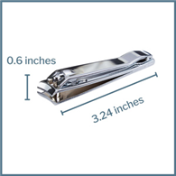 McKesson 16-TNC01J-McKesson Toenail Clippers, Thumb Squeeze Lever, Nail Clippers (CS)