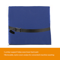 McKesson 170-4000 Molded Foam Lumbar Support Cushion, 13 x 14 in, Wheelchair Accessories (CS/6)