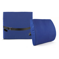 McKesson 170-4000-McKesson Molded Foam Lumbar Support Cushion, 13 x 14 in., Wheelchair Accessories