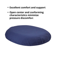 McKesson 170-50003-McKesson Donut Cushion, 18 Inch, Blue, Wheelchair Accessories